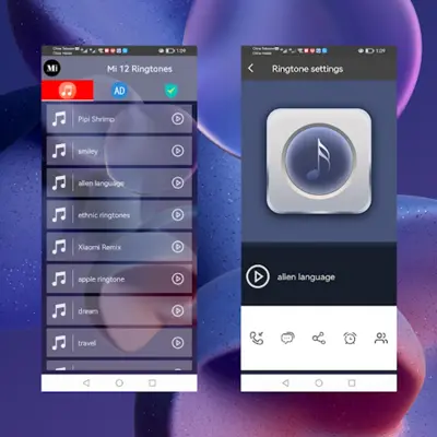 Mi 12 Ringtones android App screenshot 1