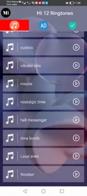 Mi 12 Ringtones android App screenshot 4